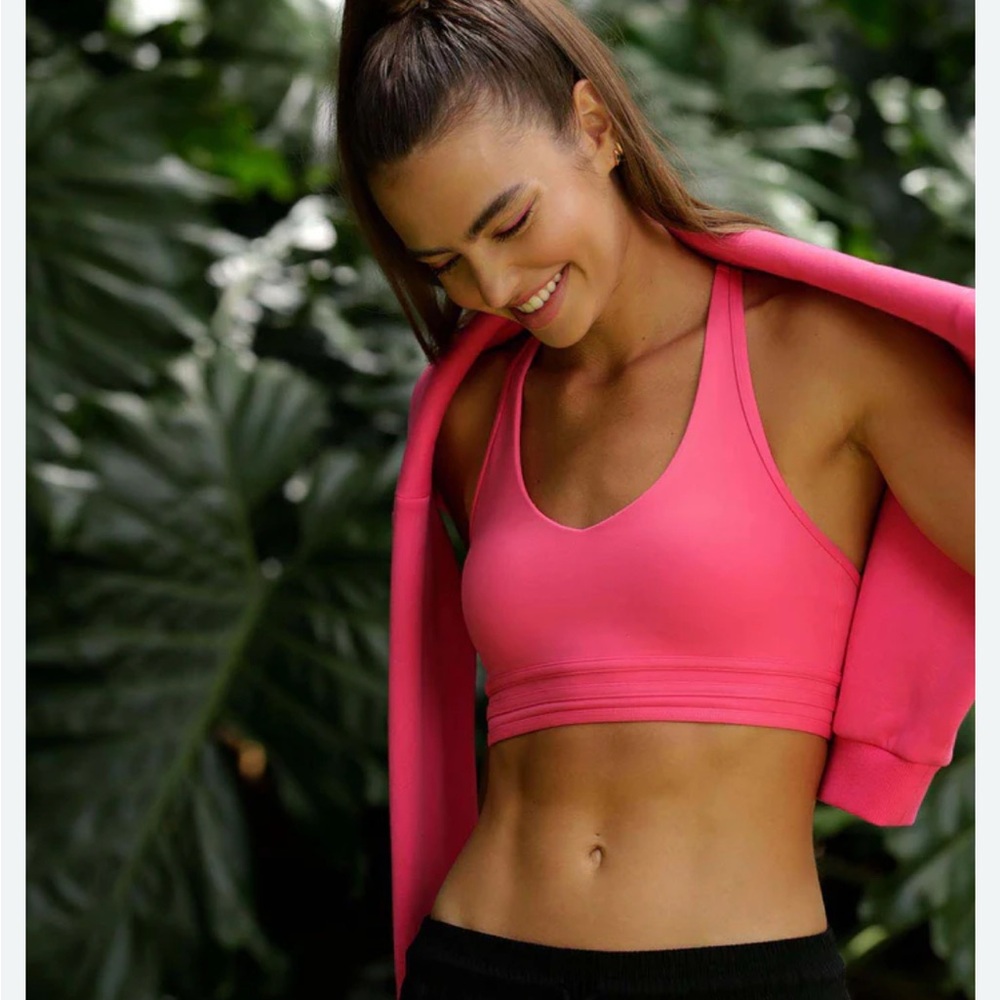 Lorna Jane pink sports bra